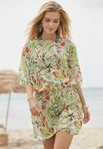 Повседневное платье s.Oliver, цвет grün bedruckt