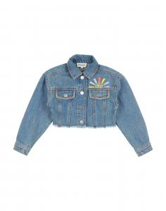 Джинсовая куртка для девочек Sonia Rykiel, синий