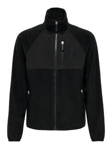 Only & Sons Junior Флисовая куртка 'OSJCHUCK' в черном цвете