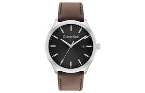 Calvin Klein Часы Quartz Movement Tan Watch Dial Men's Watch, Black Dial 25200354
