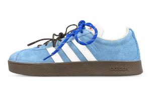 Adidas Neo Кроссовки для скейтбординга Vl Court Classic с амортизацией, износостойкие, низкие, унисекс, сине-белые