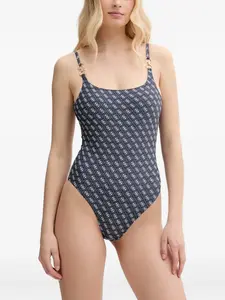 Купальник с логотипом GUESS USA, синий