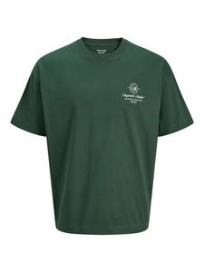 JACK & JONES Футболка в темно-зеленом цвете
