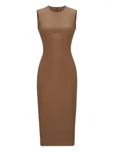 Платье мини без рукавов Lika, нейтральный