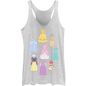 Платье принцессы Disney для юниоров, майка с коллажем и портретом Licensed Character