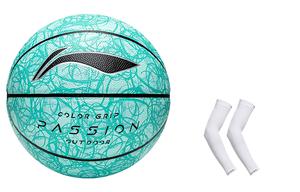 LINING Баскетбольный мяч PU Green размер 7 тренировочный unisex China