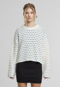 Джемпер NMBRANDY O-NECK Noisy May, молочный