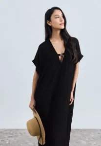 Двойной кафтан для пляжа Boss, Black