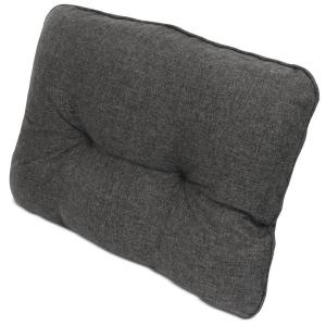 Подушка для отдыха Beautissu Beauflair Outdoor Rücken, графит - 12 х 40 х 60 см