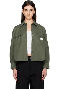Carhartt Work In Progress Зеленая рубашка Келли