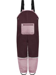 Normani Outdoor Sports Детские непромокаемые штаны на подтяжках, Waller в цвете Bordeaux