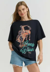 Футболка wrangler x lainey wilson с принтом "work don't work" Wrangler, Black