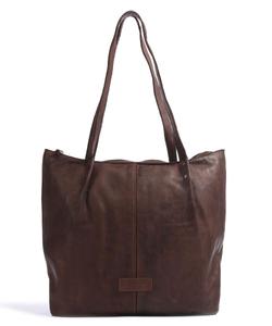 Сумка-шопер подводная лодка из мягкой яловой кожи. Harold'S, коричневый