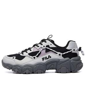 Кроссовки fluid low tops sports shoe black gray Fila, серый