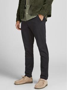 Тканевые брюки узкого кроя Jack&Jones, черный