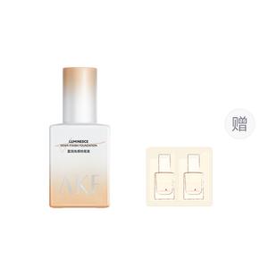 Питающий лёгкий жидкий тональный крем с сенсорным эффектом, стойкий, не оставляет следов, маскирующий AKF, 03 Natural+Liquid Foundation Sample*2