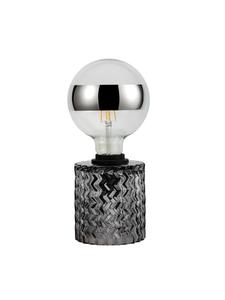 Настольная лампа Crystal Smoke max20W E27, дымчатое стекло Pauleen