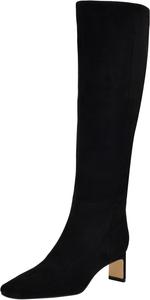 Женские сапоги Calvin Klein Caterine до колена, Black Leather 002