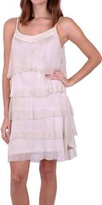 Мини-платье Siena с пайетками бежевого цвета Gigi Moda, бежевый