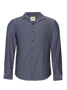 Рубашка на пуговицах классического кроя Campus Sutra  Wendy, серый