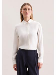 Seidensticker Рубашка-блузка прямого кроя цвета экрю