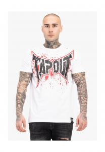 Мужская футболка стандартного кроя SPLASHING TAPOUT, бело-красно-черный