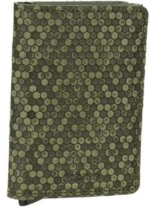 Кошелек Secrid Geldbörse Slimwallet Hexagon, зеленый