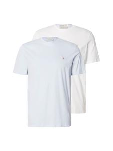 Calvin Klein Jeans Футболка в светло-голубом и белом цветах