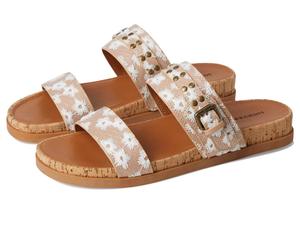 Сандалии Lucky Brand Dineesa Studded Two Band Flat Sandals, Natural