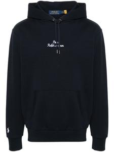 Polo Ralph Lauren худи с вышитым логотипом, синий