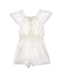 Великолепный комбинезон с люверсами Splendid, белый