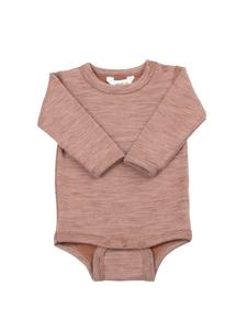 Joha Боди с длинными рукавами из мериносовой шерсти, ржавого цвета