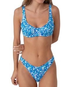 Яркий купальник-капри Bright Swimwear, синий