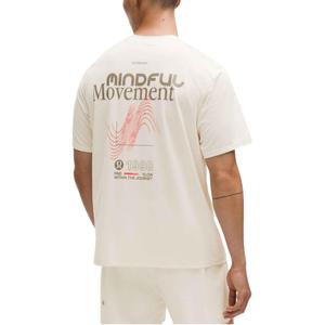 Футболка мужская Lululemon, светлая слоновая кость