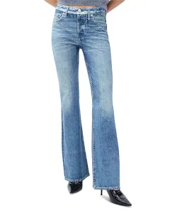 Джинсы-Спортивные штаны Miramar Ponte Dahlia со средней посадкой, цвет майтон. Rag & Bone, синий