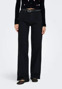 Только сочные широкие ноги Only, Black Denim