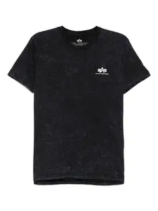 Футболка с логотипом Alpha Industries, черный