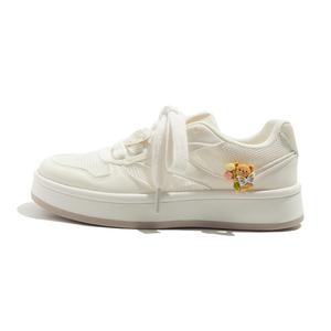 BEIER Женские низкие скейтерские кеды Beige A, цвет Beige A