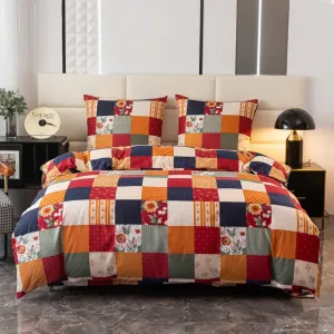 Постельное белье из хлопка 160х200 клетчатое Cotton Market