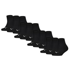 PUMA Носки унисекс, 12 пар, удобная посадка, однотонные, размер 12 шт.