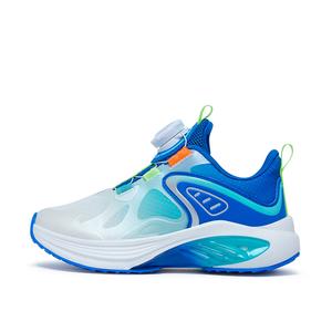 Кроссовки для бега для детей с низким верхом, противоскользящие, с защитой от ударов, износостойкие, дышащие, легкие, с амортизацией BIG WASP, синий/зеленый