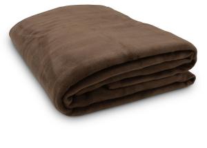 Одеяло Zollner коричневый, 150/200 см