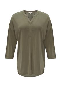 Топ s.Oliver Shirt, темно-зеленый