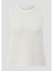 s.Oliver Вязаный жилет цвета 0200_ecru