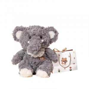 Мягкая и милая плюшевая кукла слон Eile высотой 23 см OU DI PIG