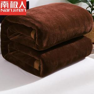 Antarctic Простыня 200х230 см из зимнего велюра, двусторонний флис, цвет кофе