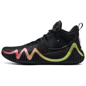 Баскетбольные кроссовки мужские высокие черные красные зеленые Xtep