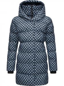 Пуховик ragwear Niara Print, цвет cloud