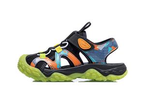 Детские сандалии PS Black/French Porcelain Blue Camouflage Lining Young