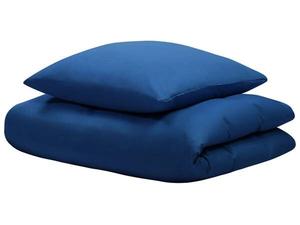 Комплект постельного белья Beliani HARMONRIDGE 2 шт, 135x1x200 см цвет blau/dunkelblau